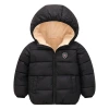 2022 new short down cotton-padded jacket for children, including thickened and hooded down jackets for boys and girls Item Picture